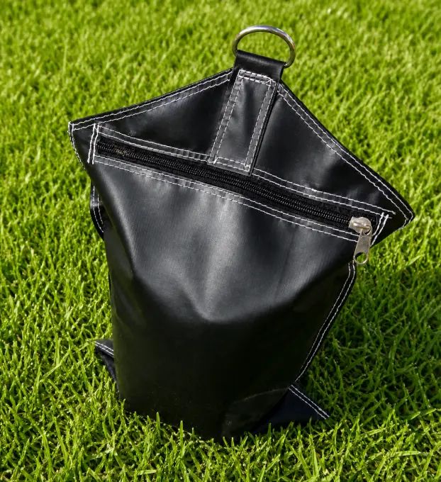 PVC Sand Bag and Water Tank Ballast — Hard-Floor Anchor Kit — view 01 (AirPitchPro CE-certified inflatable, real product photo)